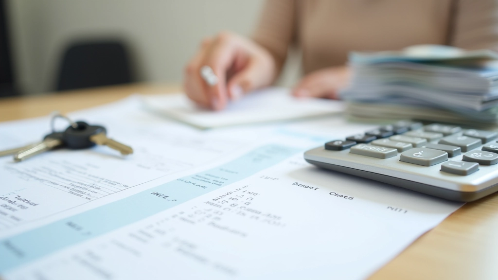 Calcul budget caution locative et frais