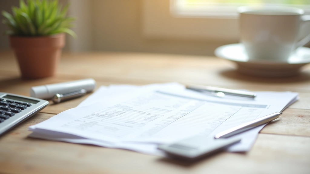Feuille de calcul ou tableau budgétaire avec crayon et notes manuscrites