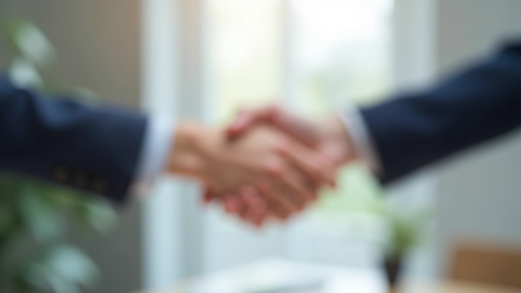 Deux personnes qui se serrent la main pour conclure un accord ou une négociation sur le préavis