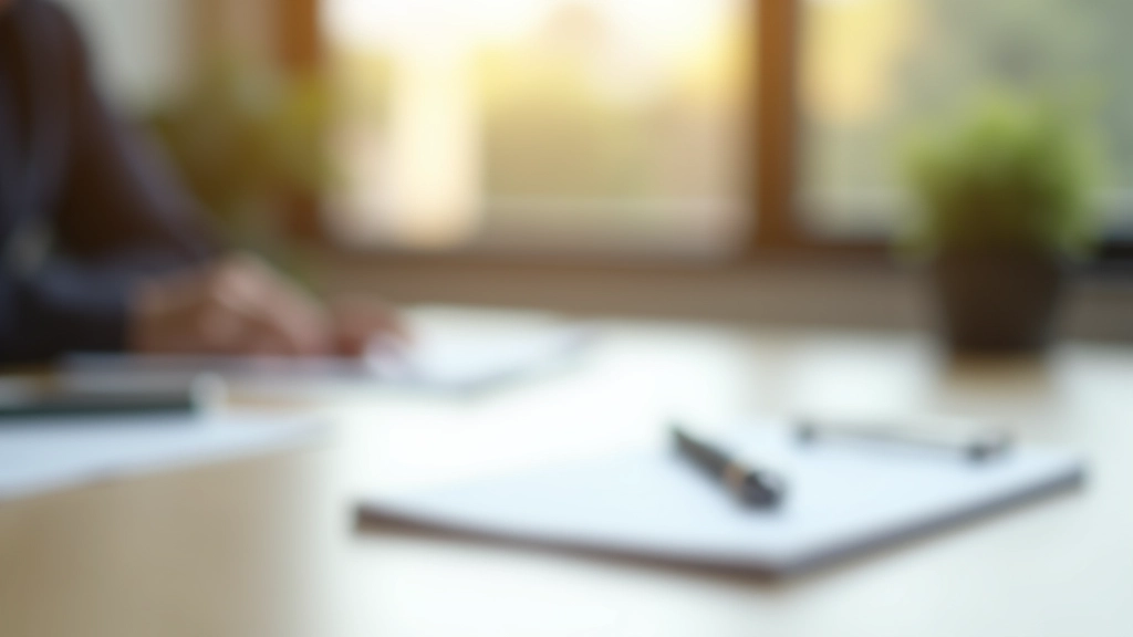 Bureau avec documents de planification de déménagement, calculatrice et calendrier